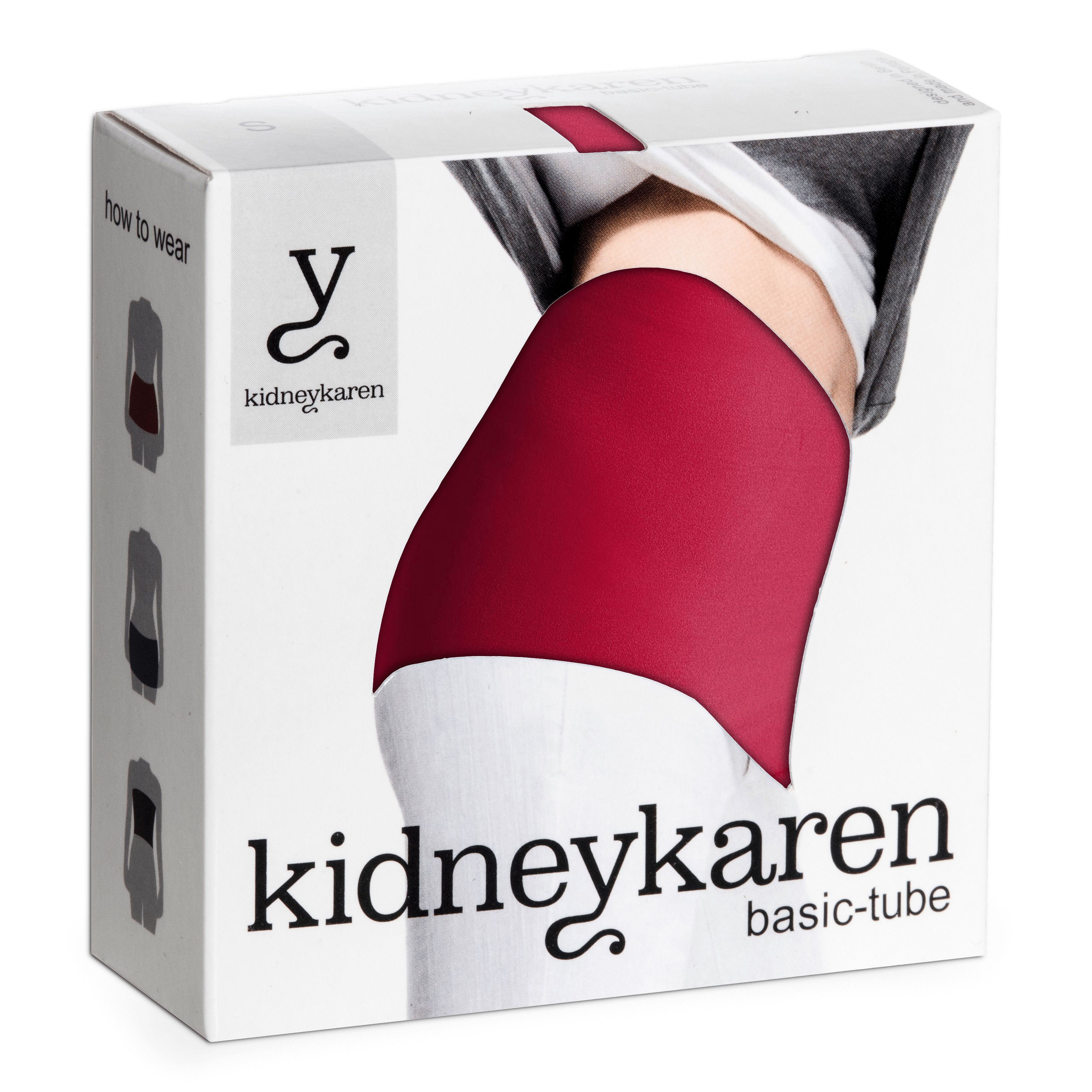 Kidneykaren Basic Tube Ruby Red Taillenwaermer Feuerrot 03