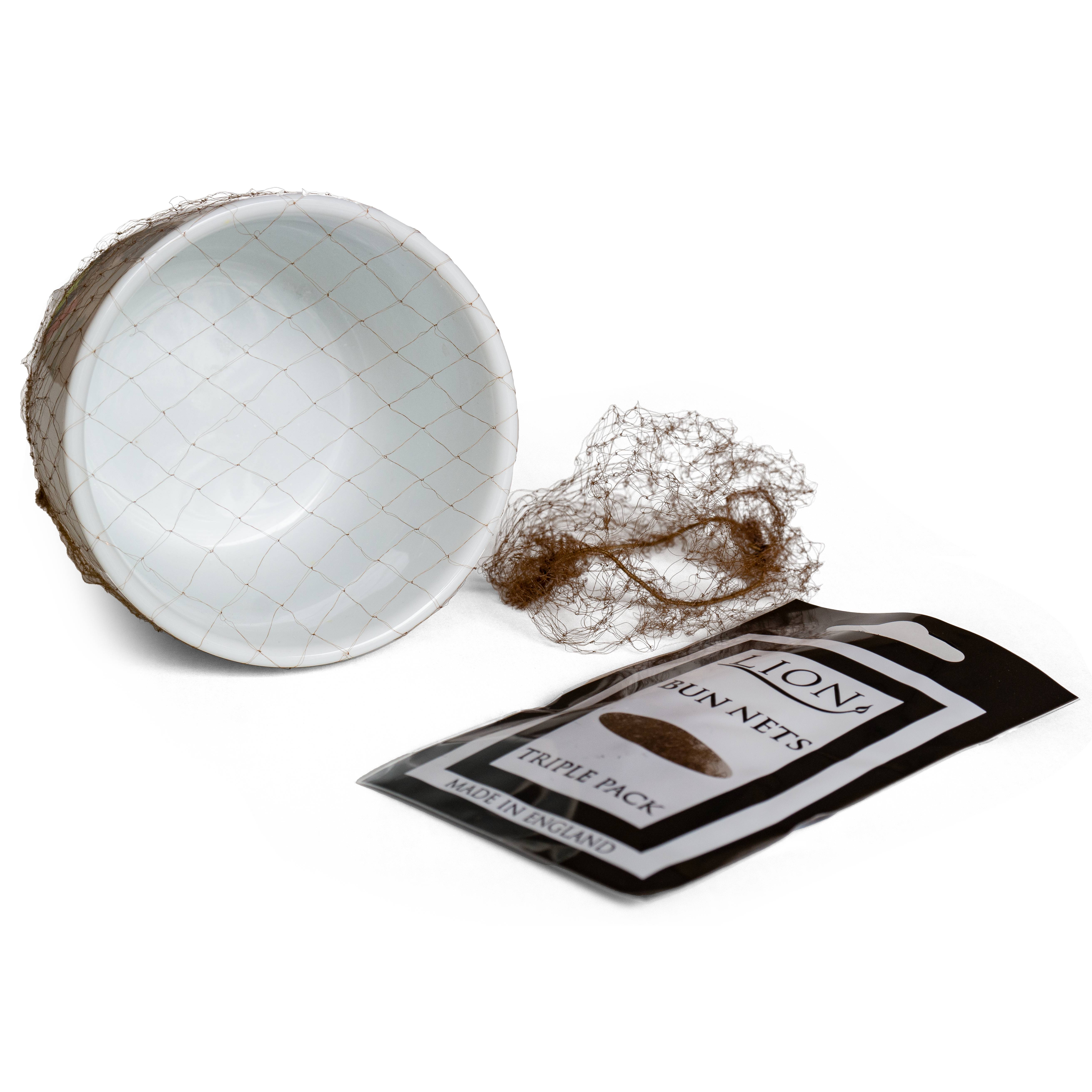 Knotennetz Gd99b Lion Bun Nets Liight Brown Hellbraun