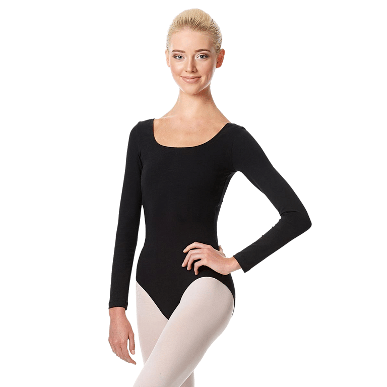 Lulli Martha Langarm Body Baumwolle Schwarz 01