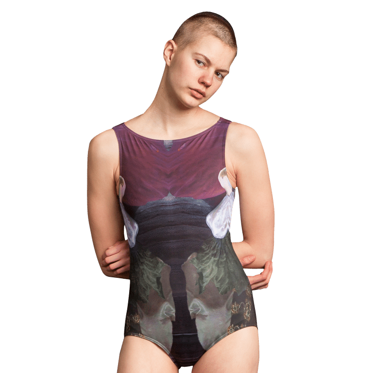 Maldire Alice Darling 48 Ballett Traegerbody Mit Print 01