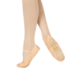 Merlet Éclat Saumon Leder Ballettschläppchen Hautfarben 01