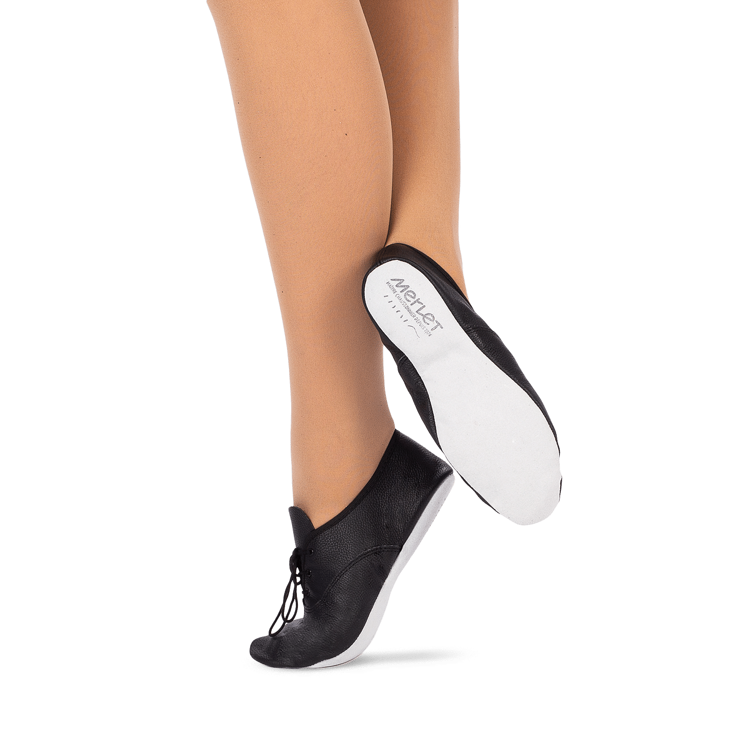 Merlet Jazzy Noir Jazzschuh Ohne Absatz Schwarz 01