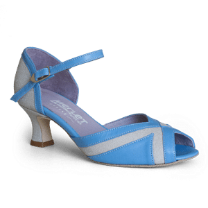 Merlet Kaly 1300 606 Tanzschuh Glitzernd Silber Hellblau 01