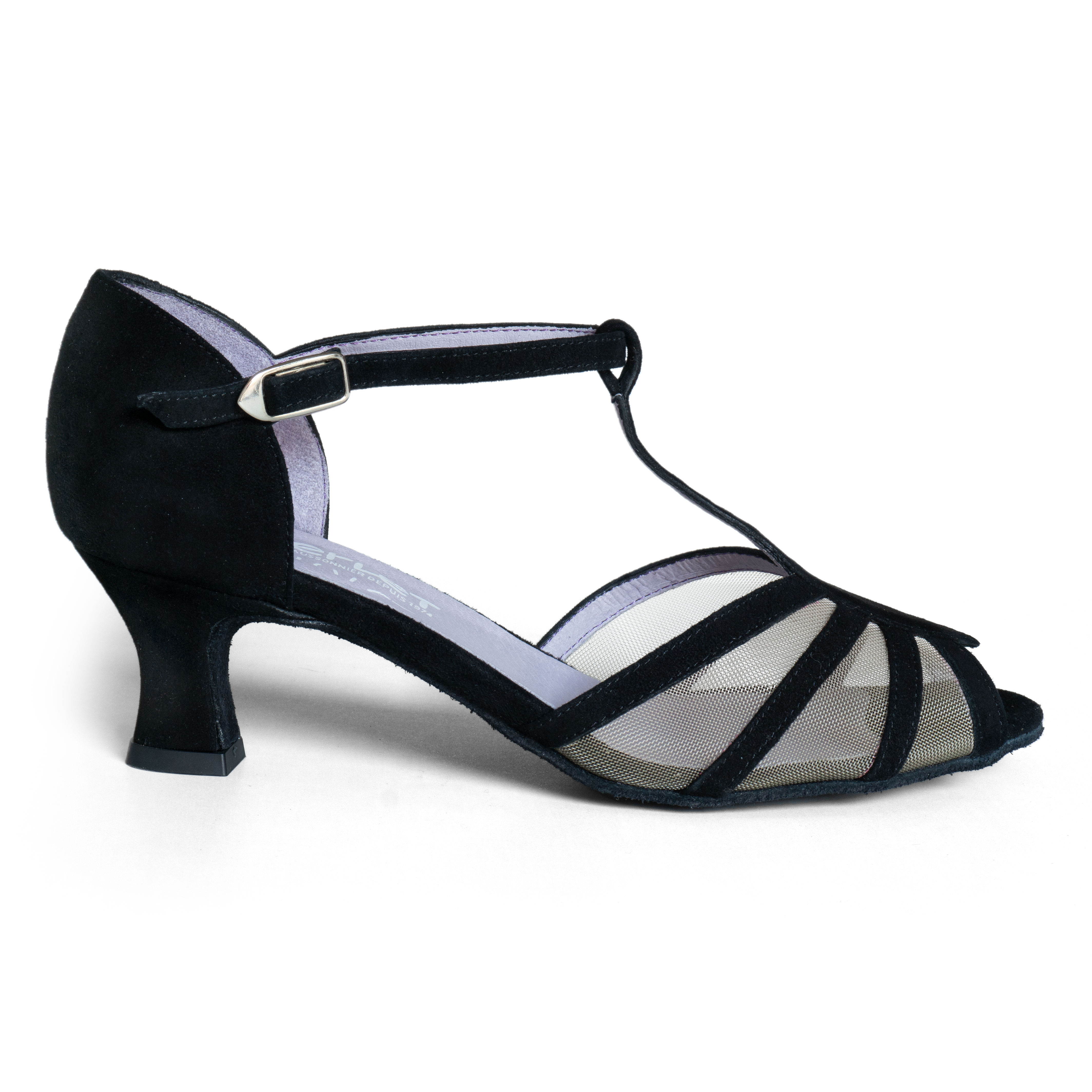 Merlet Karmina 1404 001 Bequeme Tanzsandale Schwarz 02