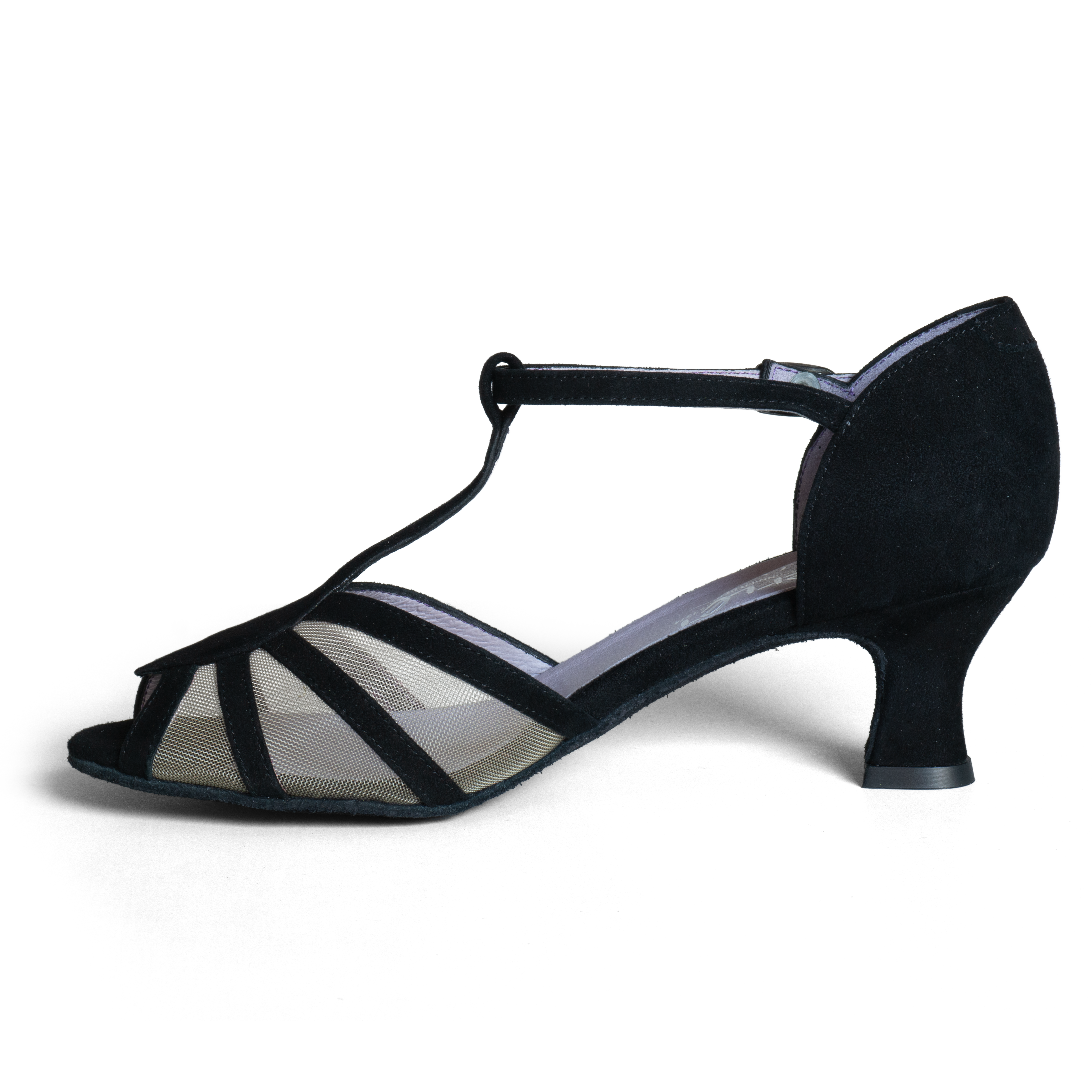 Merlet Karmina 1404 001 Bequeme Tanzsandale Schwarz 03