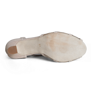 Merlet Karmina 1404 106 Beige Wildleder Tanzschuhe Hautfarben Hell 05