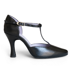 Merlet Lara 1300 001 Tanzschuh Mit T Riemchen Schwarz 02