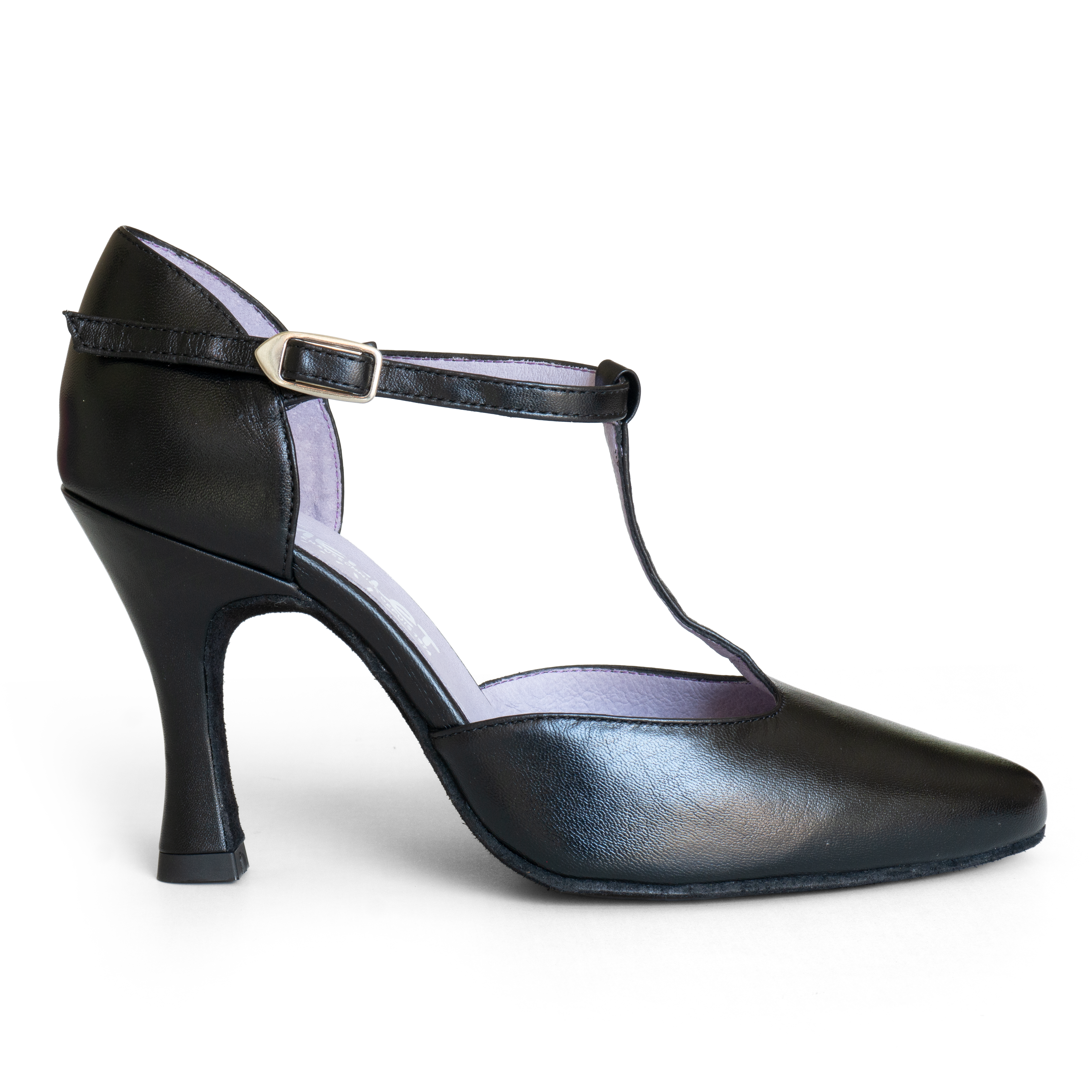 Merlet Lara 1300 001 Tanzschuh Mit T Riemchen Schwarz 02