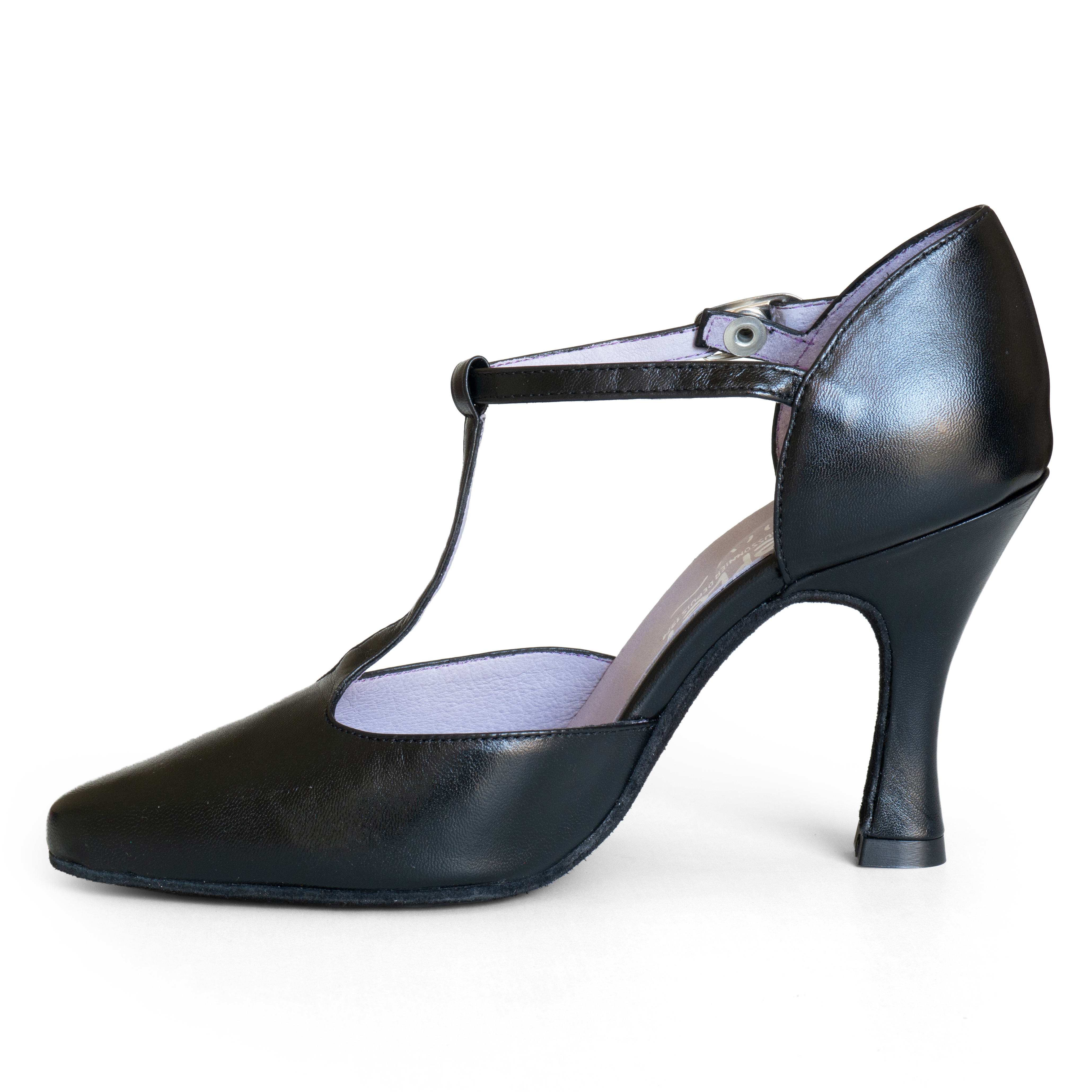 Merlet Lara 1300 001 Tanzschuh Mit T Riemchen Schwarz 03