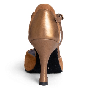Merlet Luna 1404 130 Cognac Tanzschuh Vorne Geschlossen Braun 04