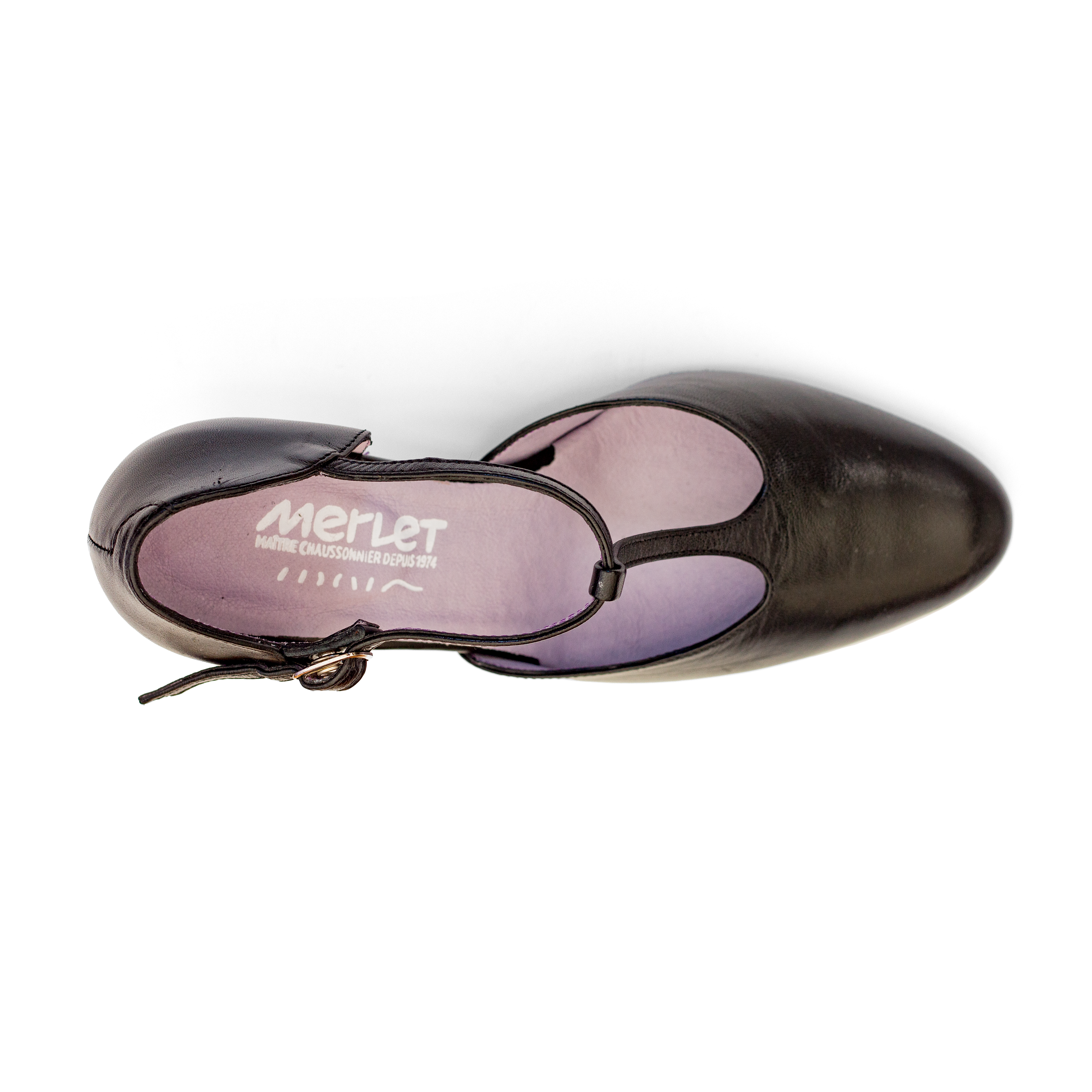 Merlet Nina Noir Tanzschuh T Riemchen Schwarz 04