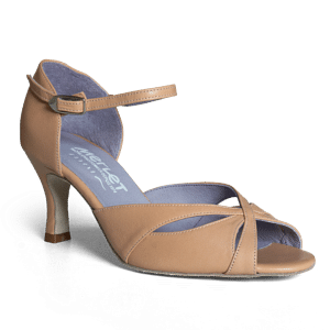 Merlet Saphir 1300 120 Vorn Offene Tanzschuhe Hautfarben Hell 01