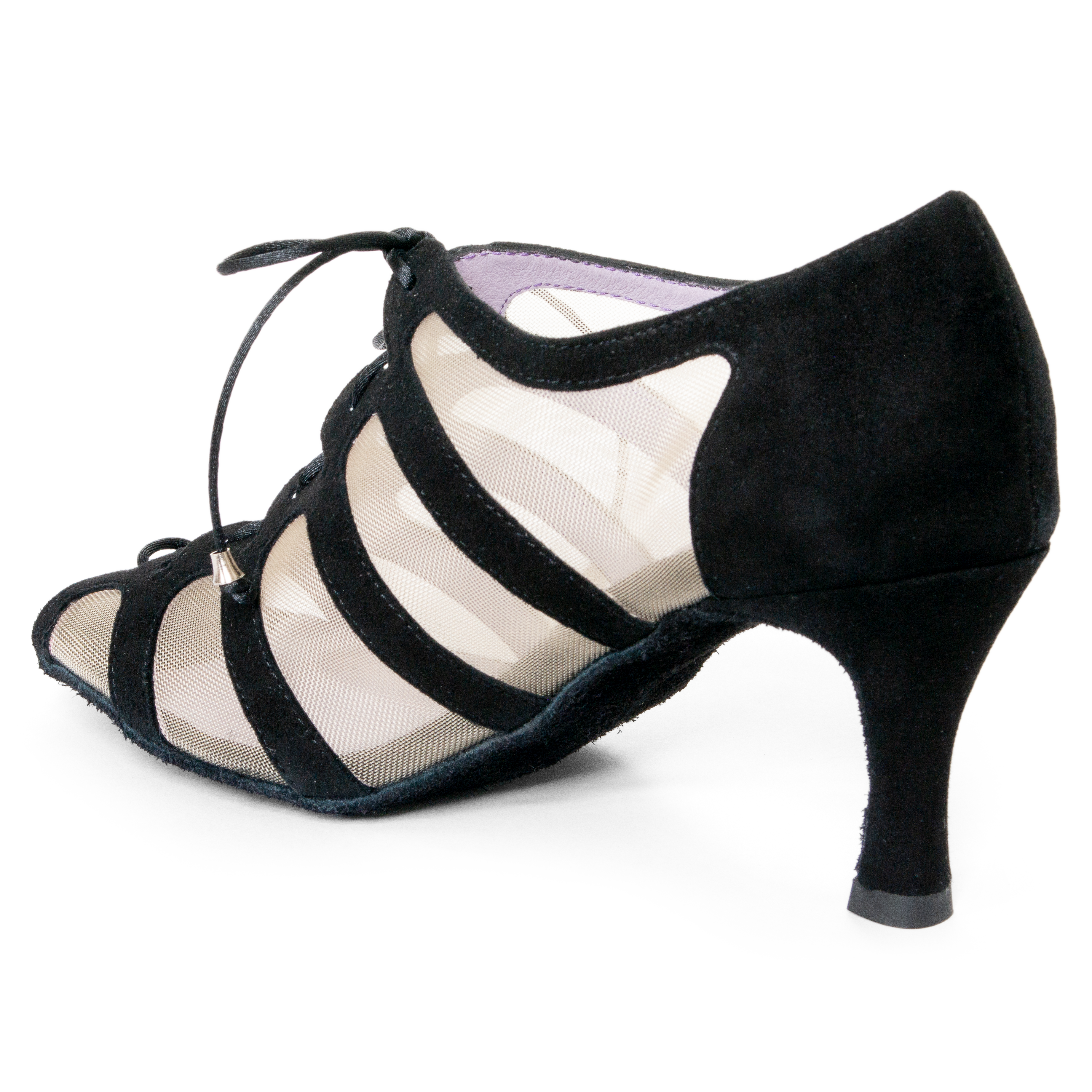 Merlet Sya 1404 Noir Tanzschuhe Schnürer Schwarz 02