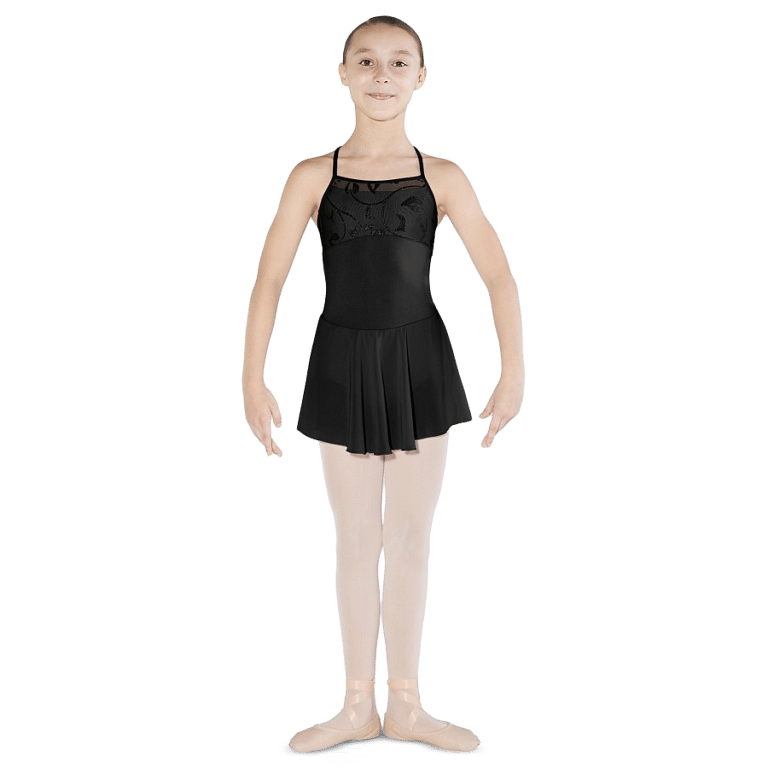 Mirella M1219c Black Ballettkleid Mädchen Schwarz 01