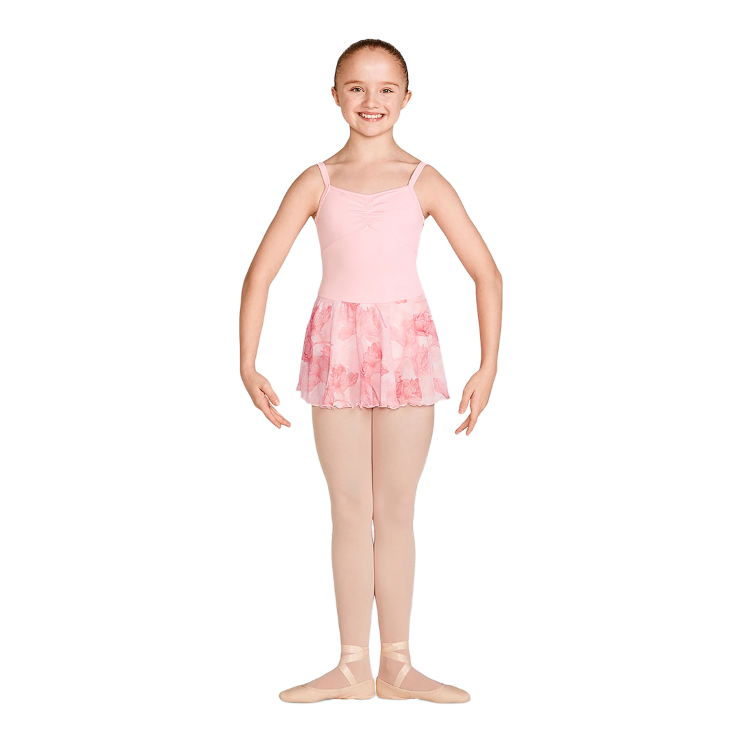 Mirella M1231c Ballettkleid Kinder Blumen Rock Rosa&amp;nbsp;01