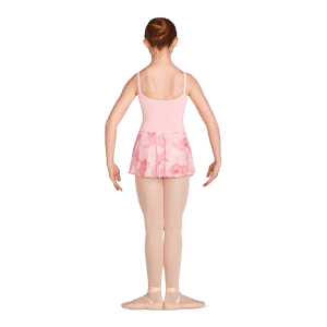 Mirella M1231c Ballettkleid Kinder Blumen Rock Rosa 02