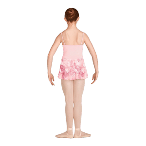 Mirella Ms 141c Kinder Ballettrock Rosa Blüten Druck 02