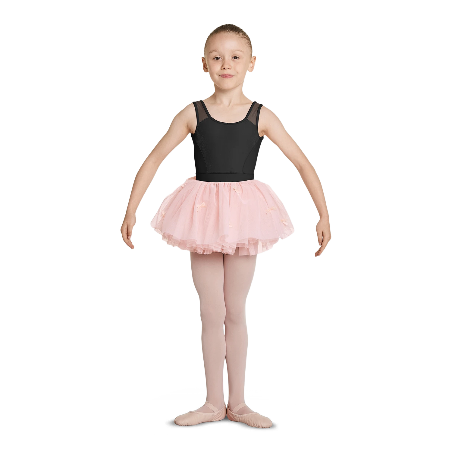 Mirella Ms136c Pink Tutu Rock Mädchen Samtscheifen 01