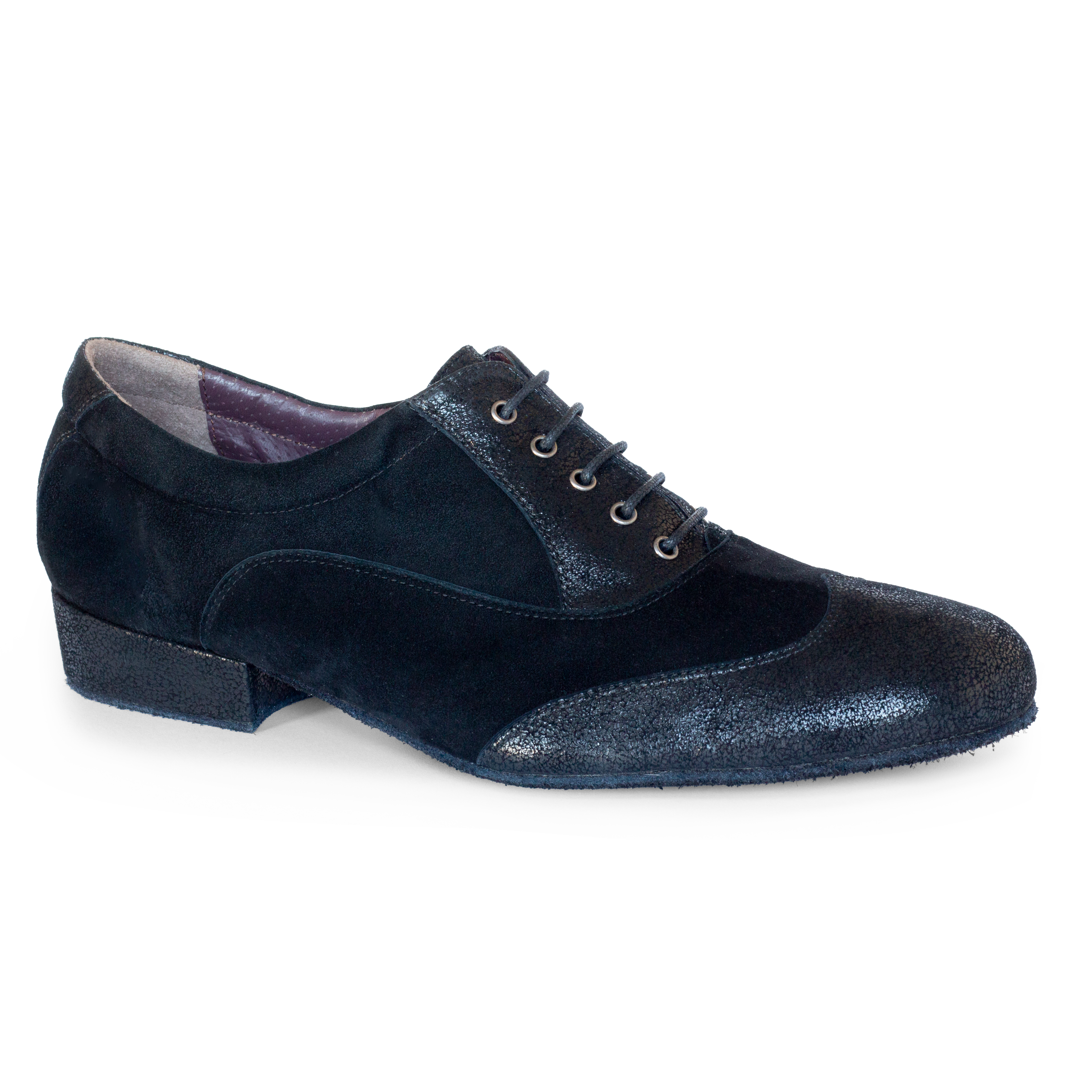 Nada Mas Jonata Schwarz Herren Tanzschuhe Wildleder 01
