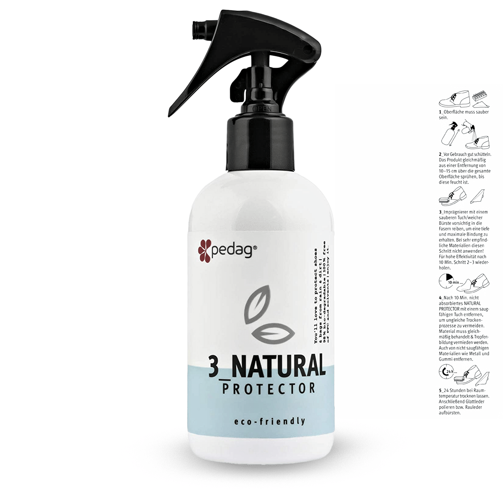 Pedag Natural Protector • Imprägnierungsspray für alle Materialien