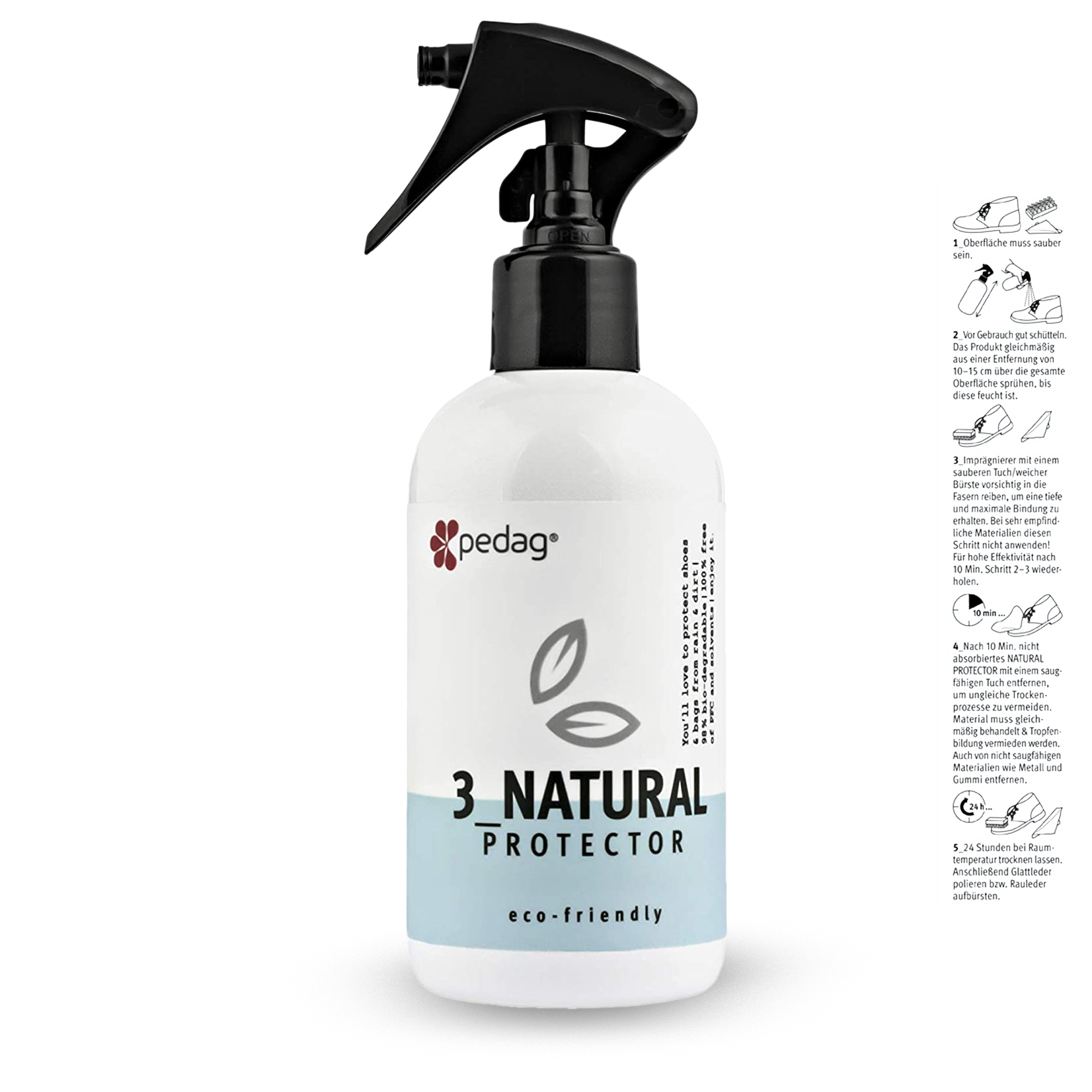 Pedag Natural Protector Spray Impraegnierung Alle Materialien