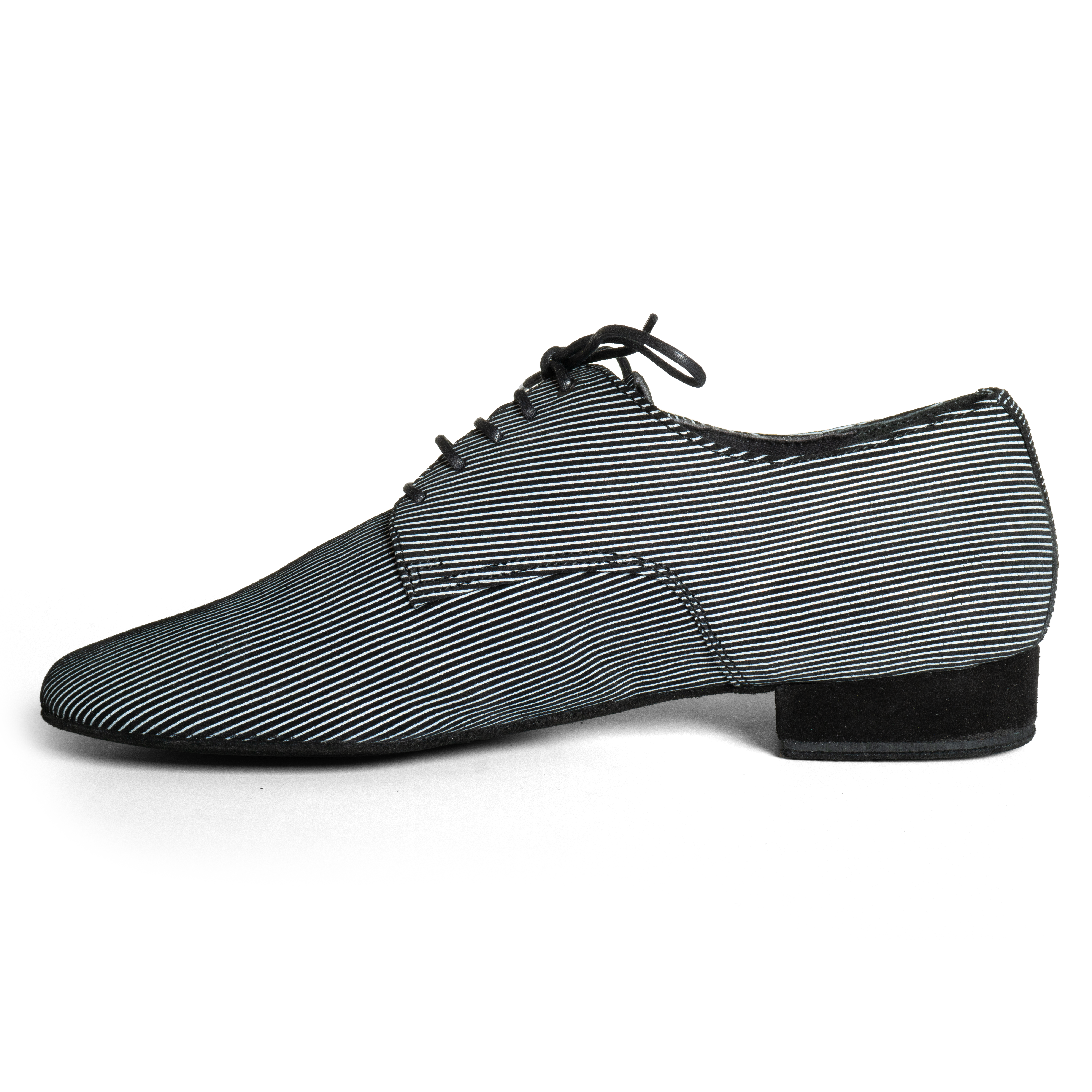 Portdance Pd018 Herren Tanzschuhe Nadelstreifen Schwarz Weiß&amp;nbsp;02