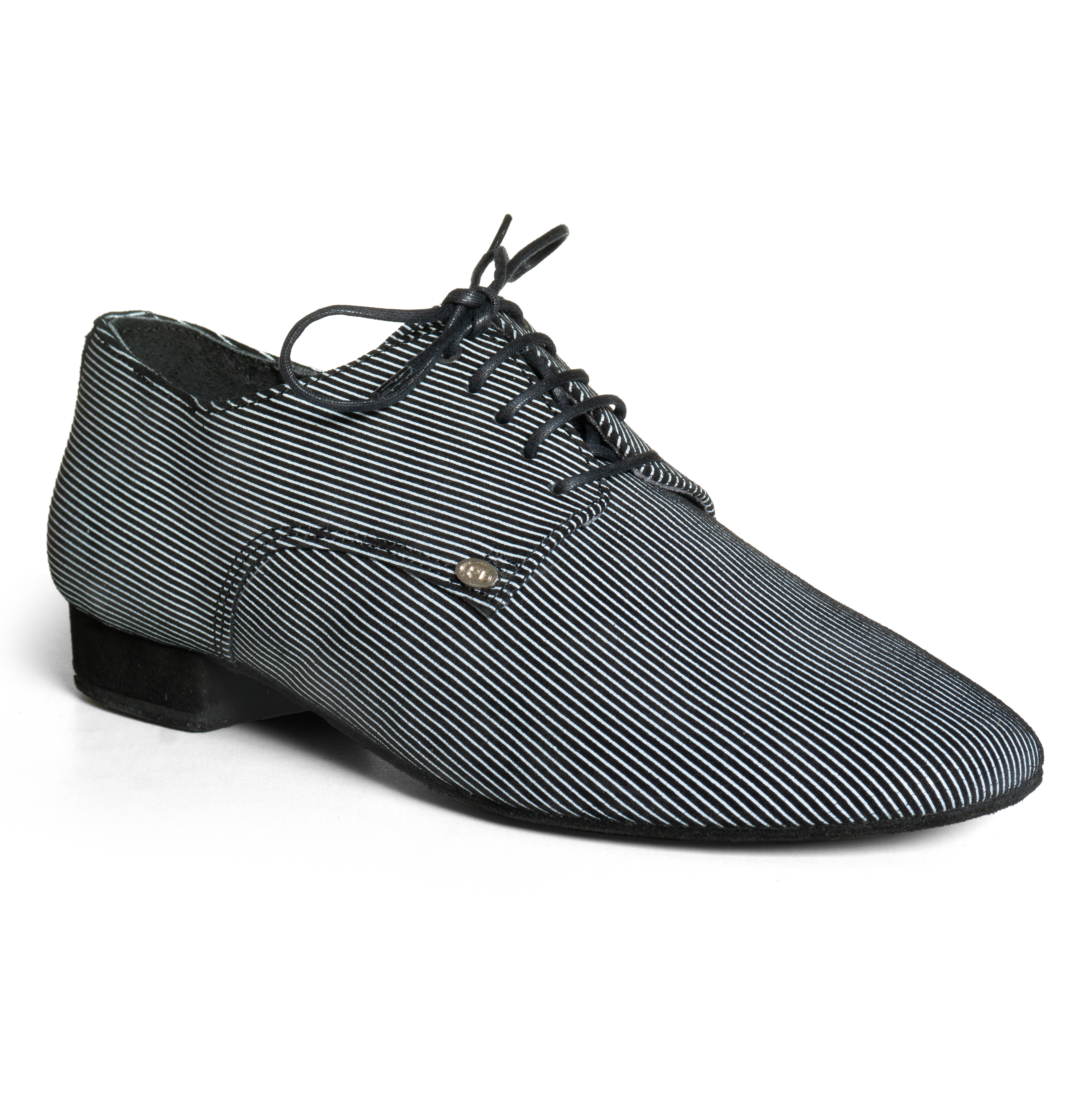 Portdance Pd018 Herren Tanzschuhe Nadelstreifen Schwarz Weiß&amp;nbsp;03