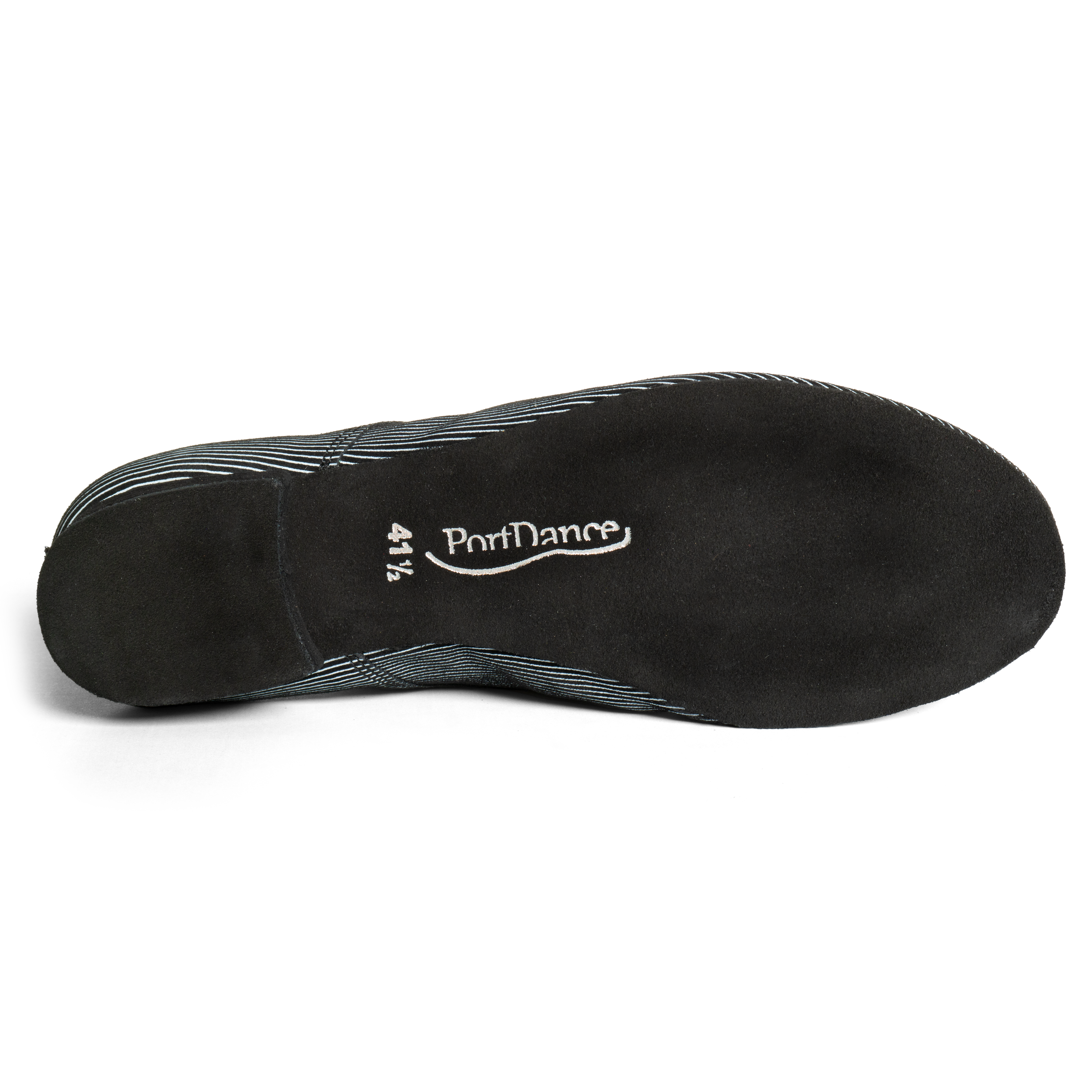 Portdance Pd018 Herren Tanzschuhe Nadelstreifen Schwarz Weiß&amp;nbsp;05