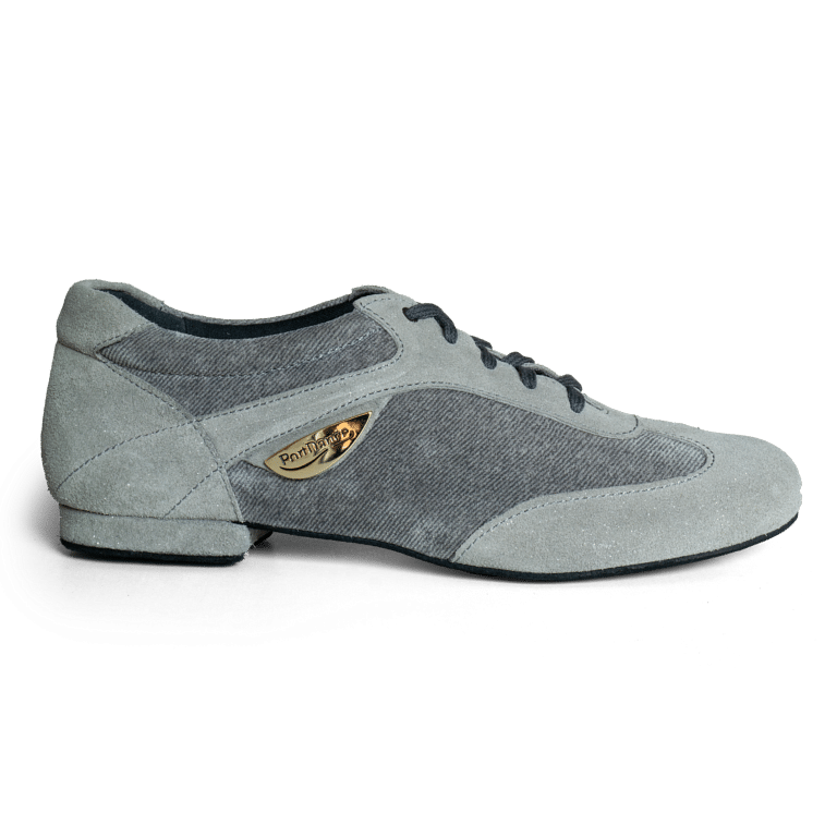 Portdance Pd07 Fashion Tanz Sneakers Mit Glitter Grau 02