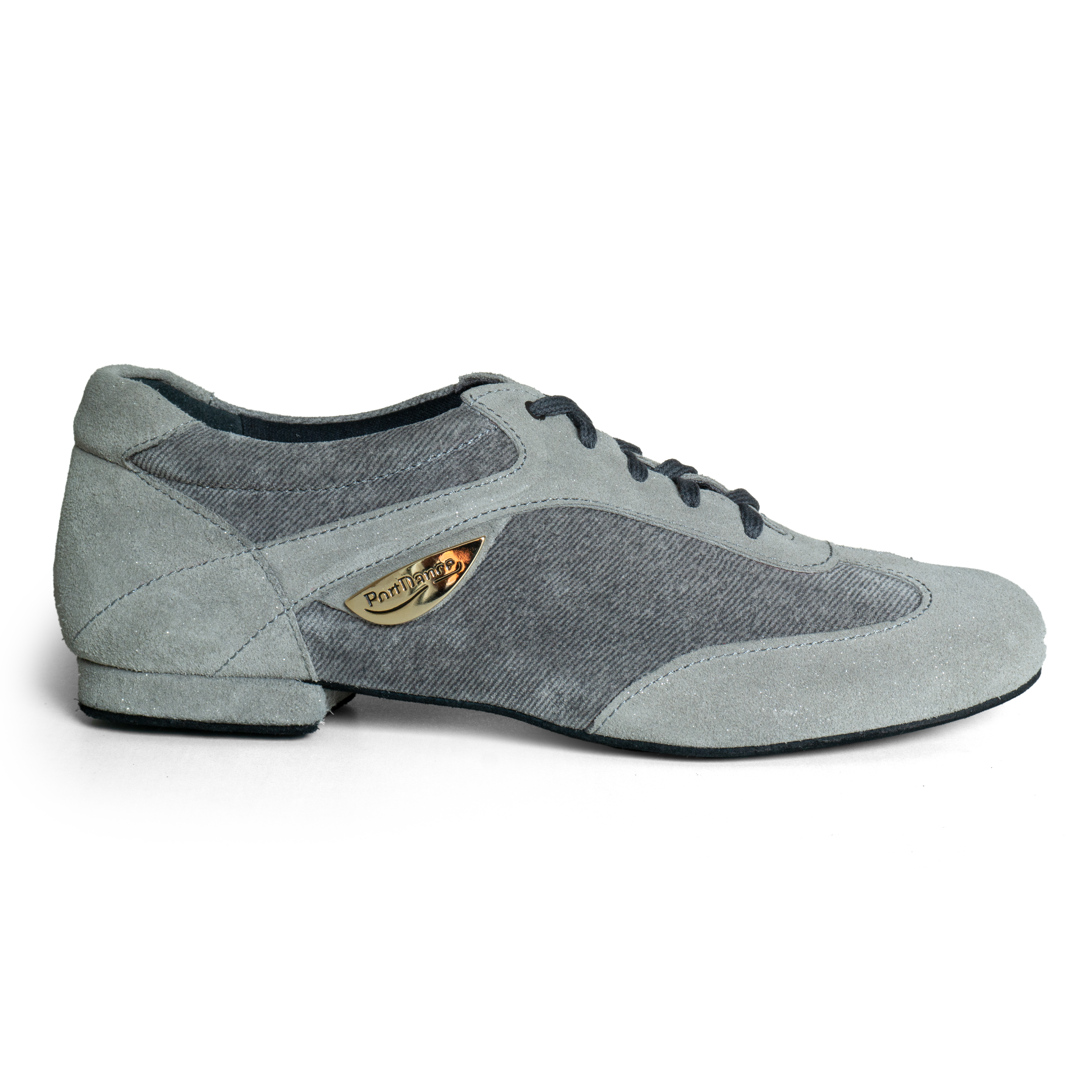 Portdance Pd07 Fashion Tanz Sneakers Mit Glitter Grau&amp;nbsp;02