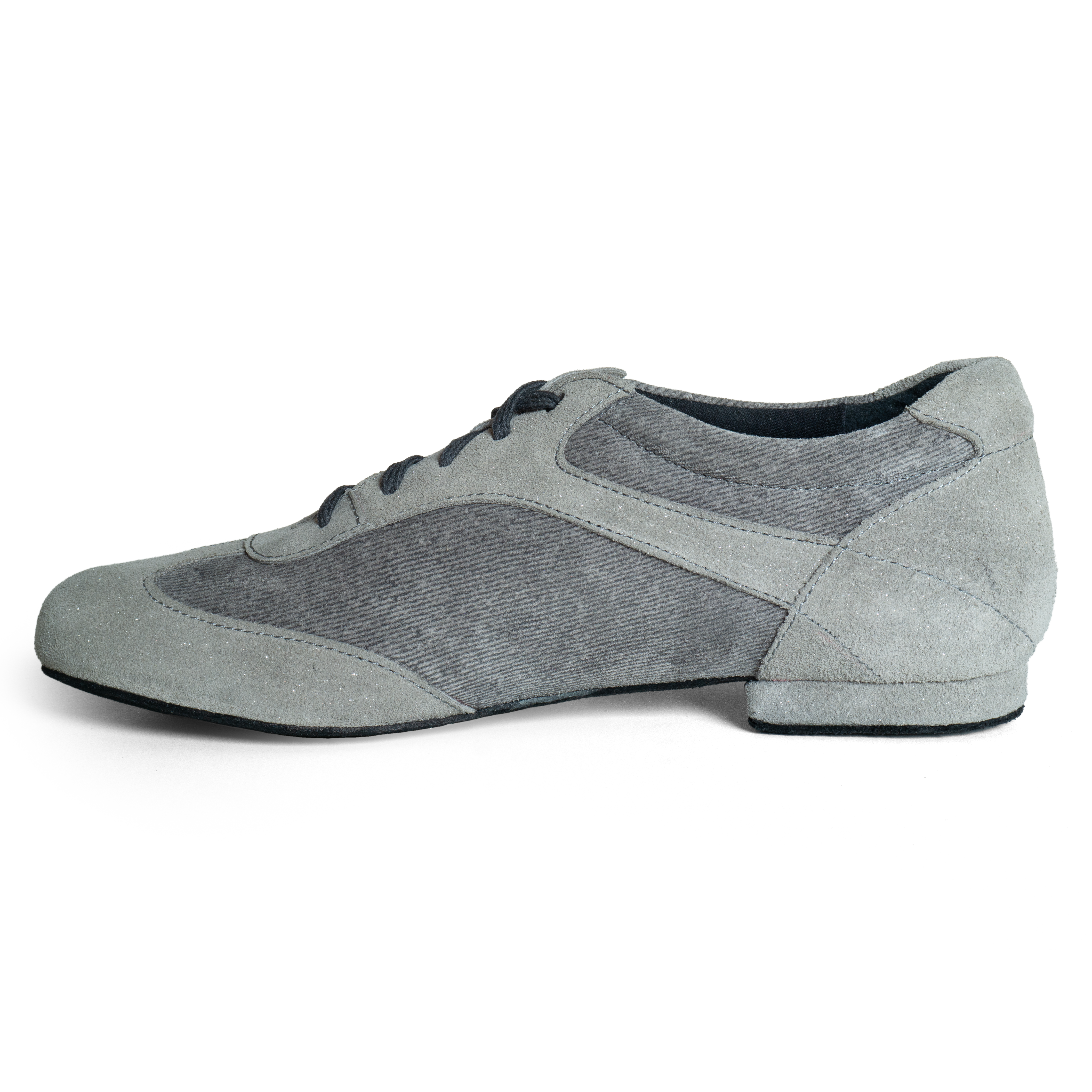 Portdance Pd07 Fashion Tanz Sneakers Mit Glitter Grau&amp;nbsp;03