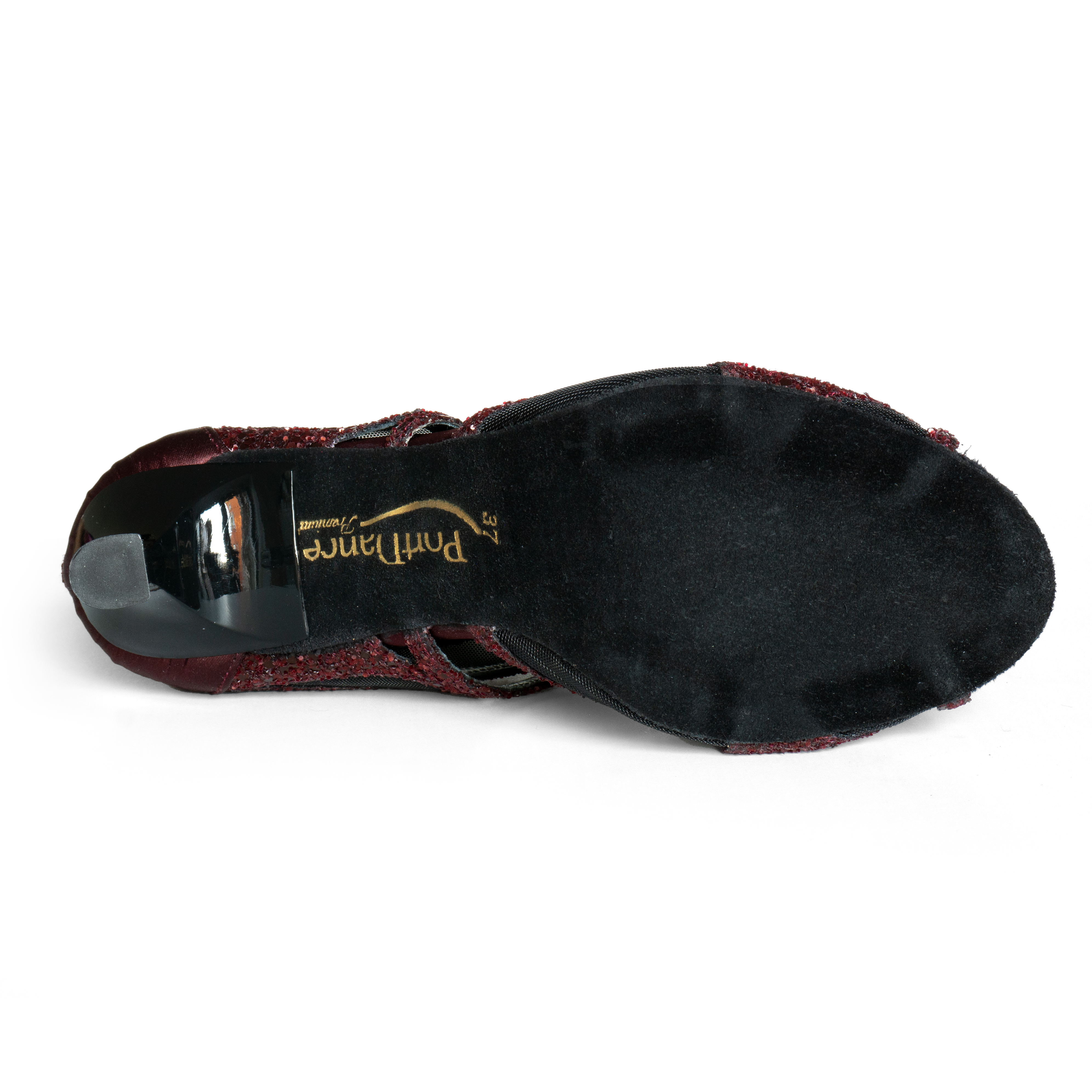 Portdance Pd808 Bordeaux Satin Glitter Tanzschuhe Damen&amp;nbsp;05