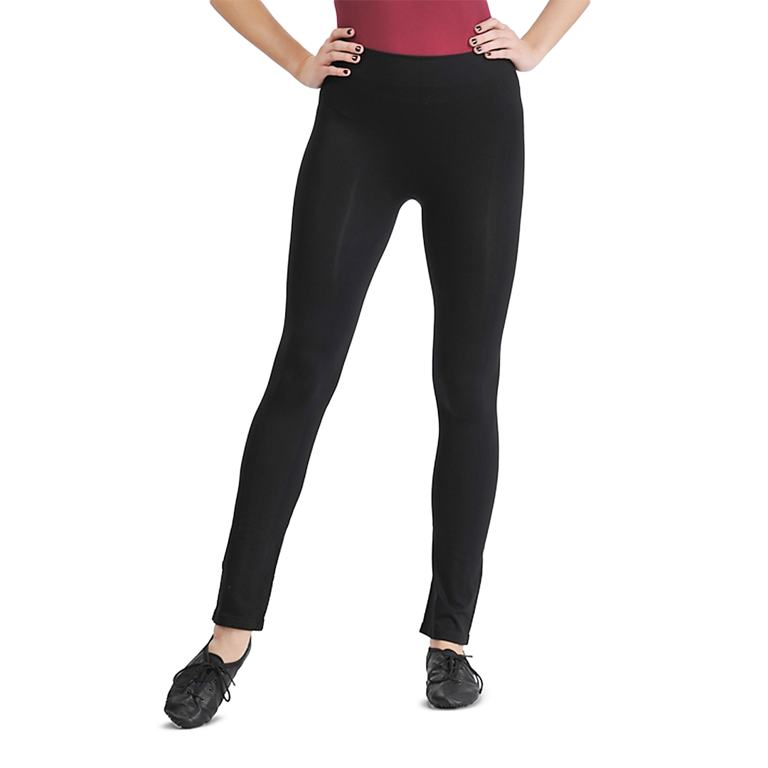 Pridance 96 Black Mikrofaser Leggings Schwarz