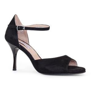 Raquel Rocio Aldana Tanz High Heels Wildleder Schwarz 1