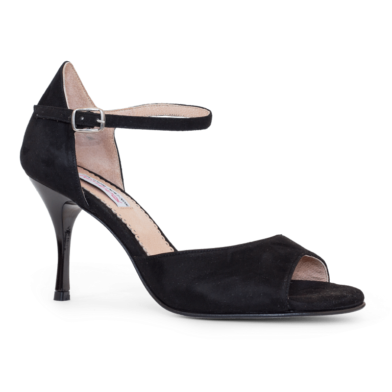 Raquel Rocio Aldana Tanz High Heels Wildleder Schwarz 1