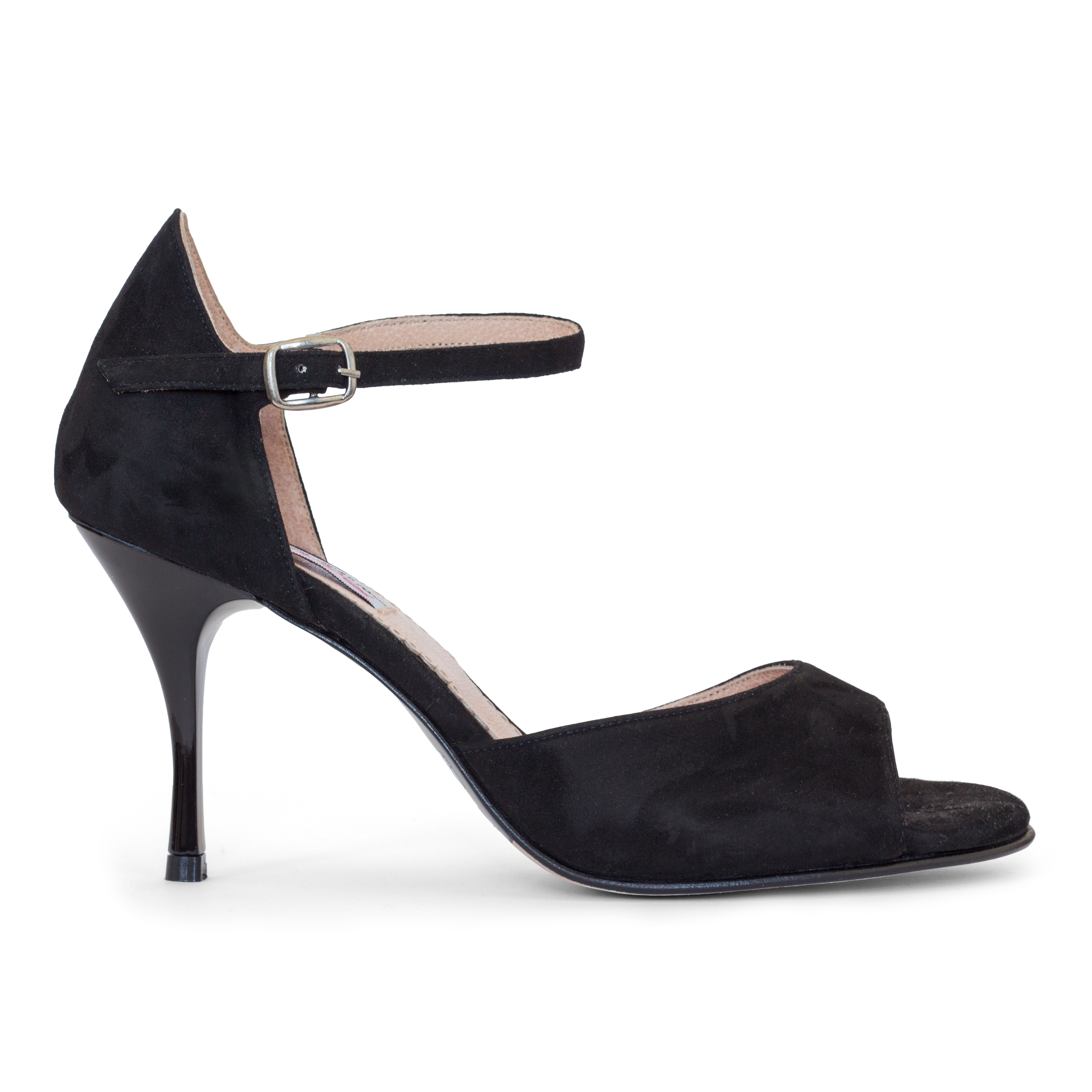 Raquel Rocio Aldana Tanz High Heels Wildleder Schwarz 2