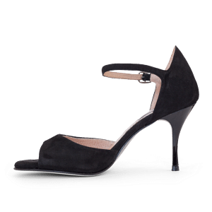 Raquel Rocio Aldana Tanz High Heels Wildleder Schwarz 3