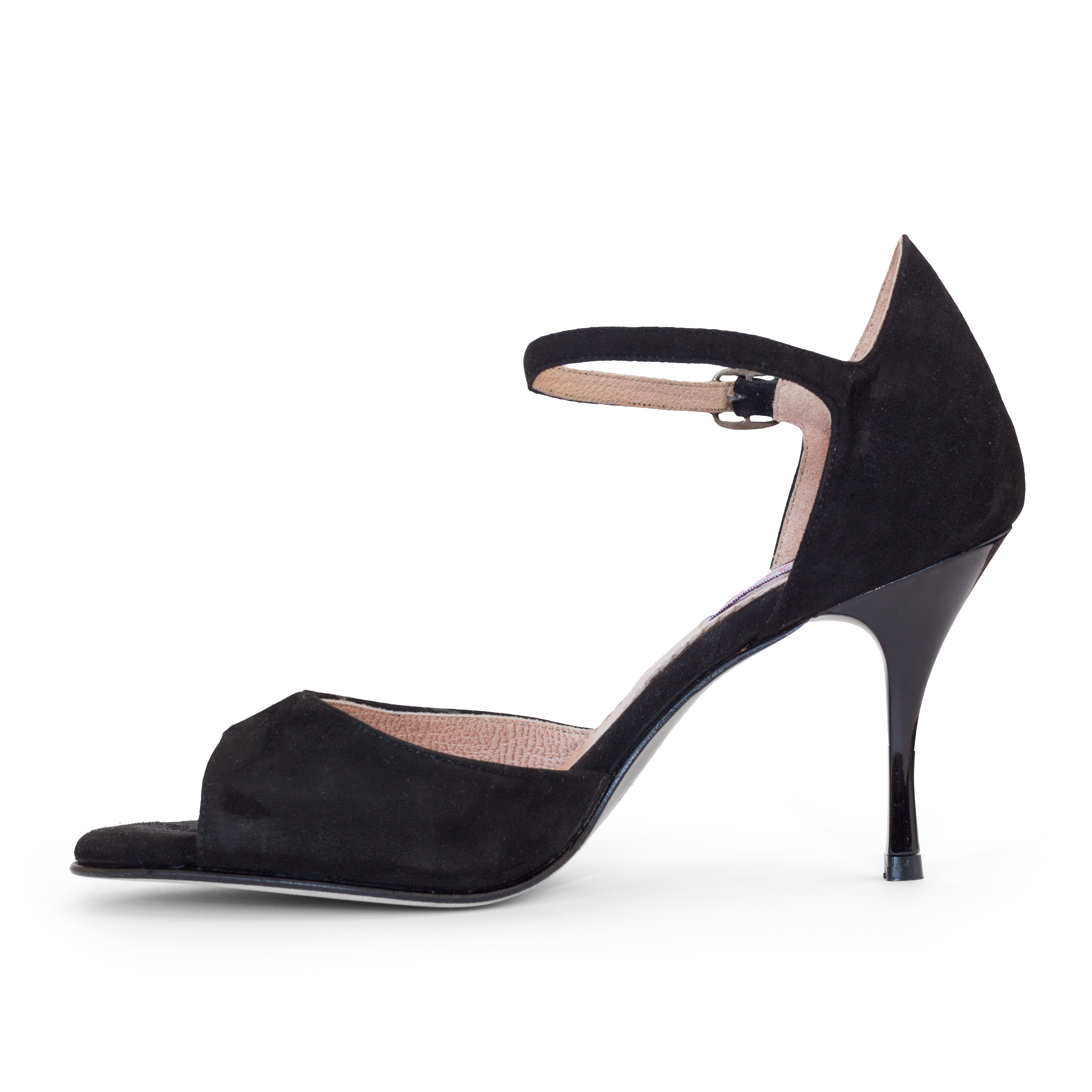 Raquel Rocio Aldana Tanz High Heels Wildleder Schwarz 3