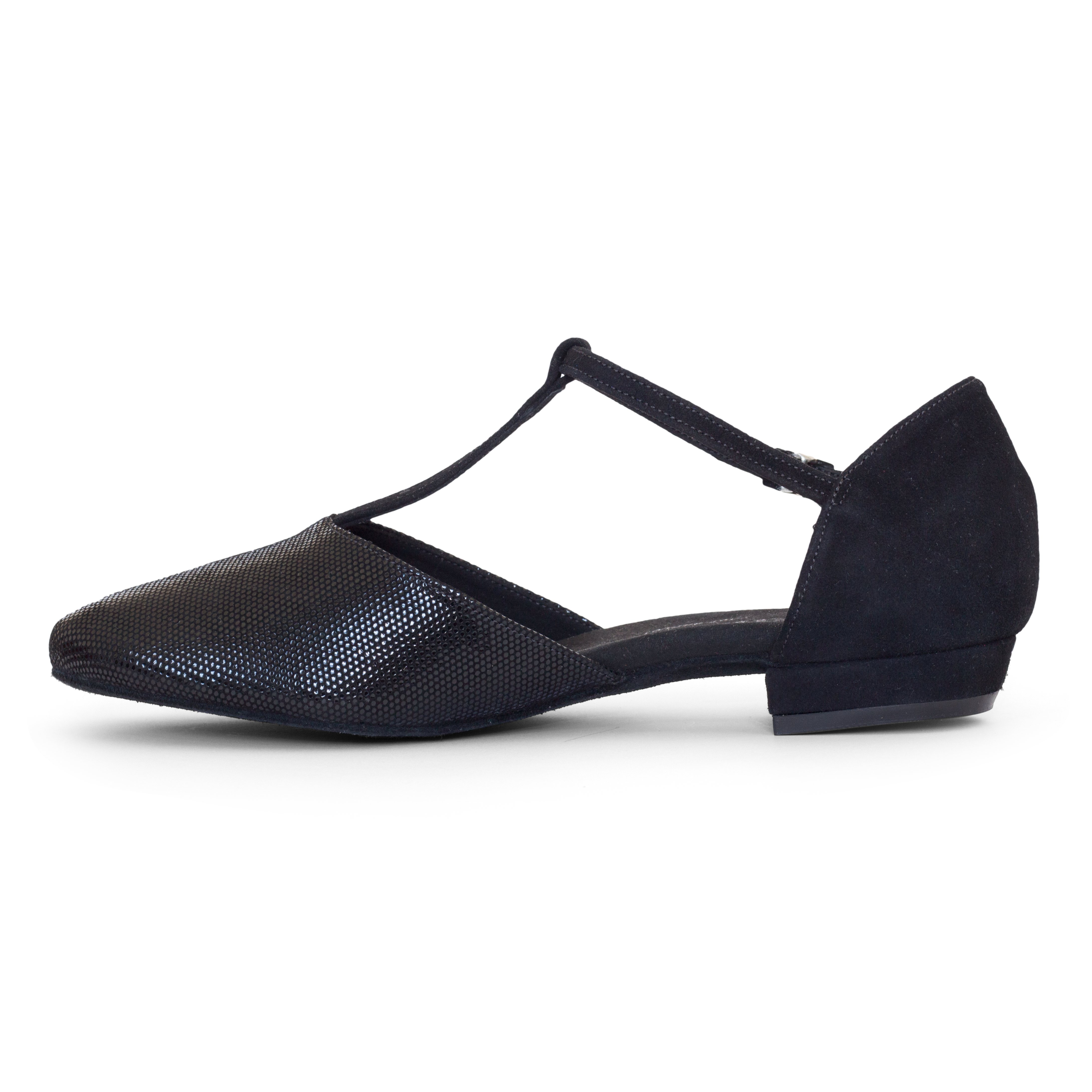 Rummos Carol Black Diva Flacher Tanzschuh Schwarzes Leder&amp;nbsp;03