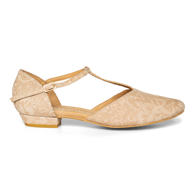 Rummos Carol Nehru Beige Flacher Tanzschuh Hellbraun 01