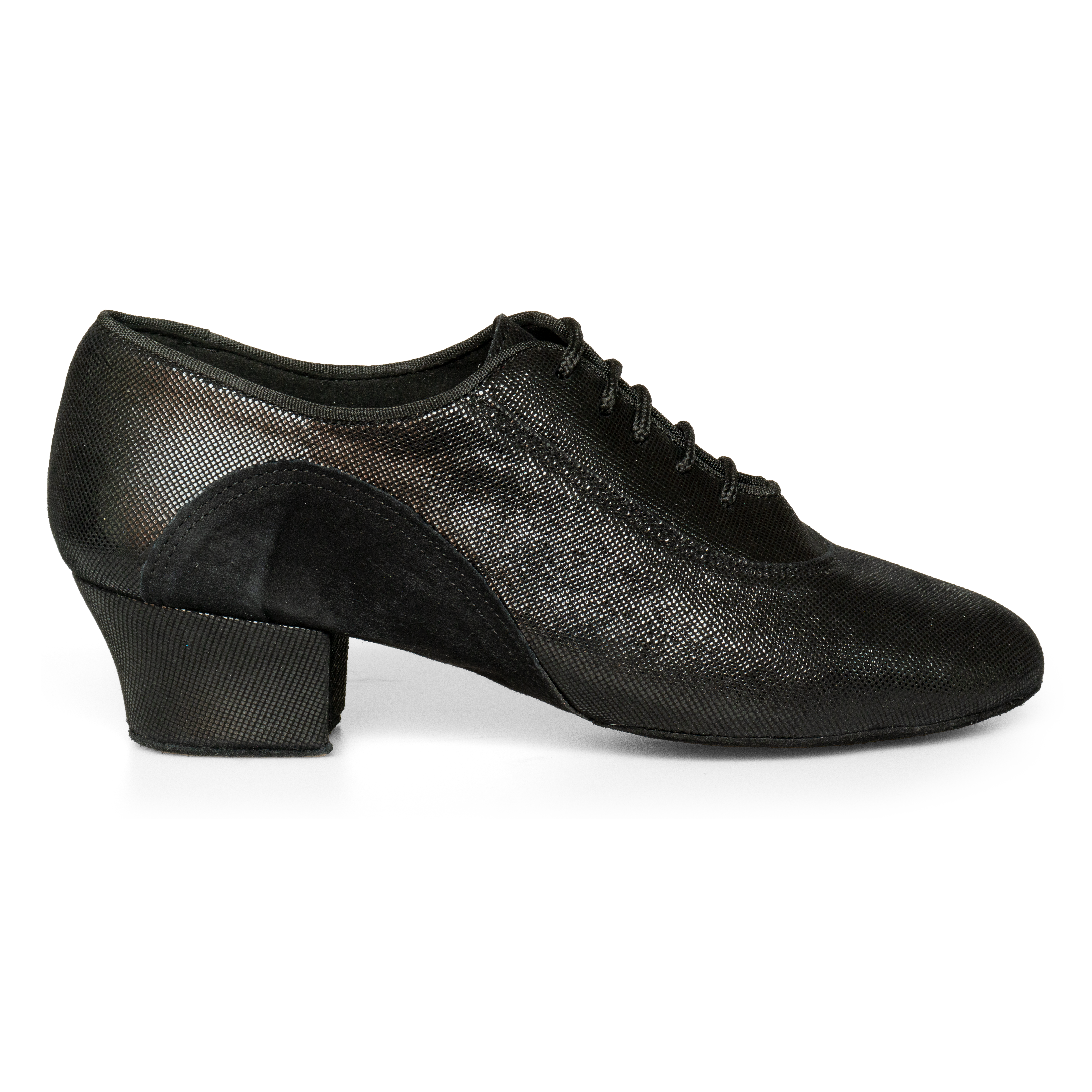 Rummos R377 Black Diva Schnuer Tanzschuh Mit Blockabsatz 01