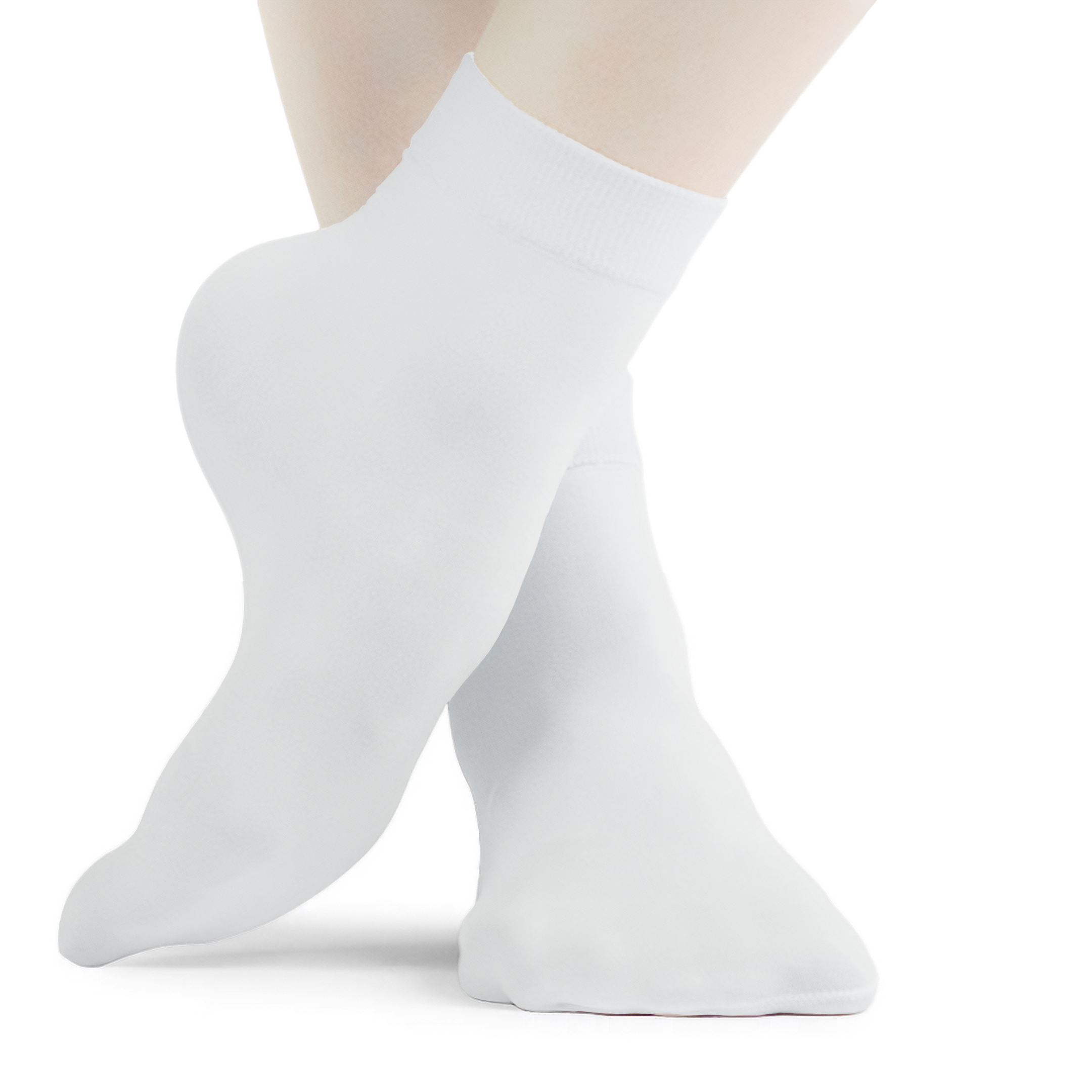 Rumpf 150 2 Weiß Ballettsocken 2 Paar Einheitsgroesse 01