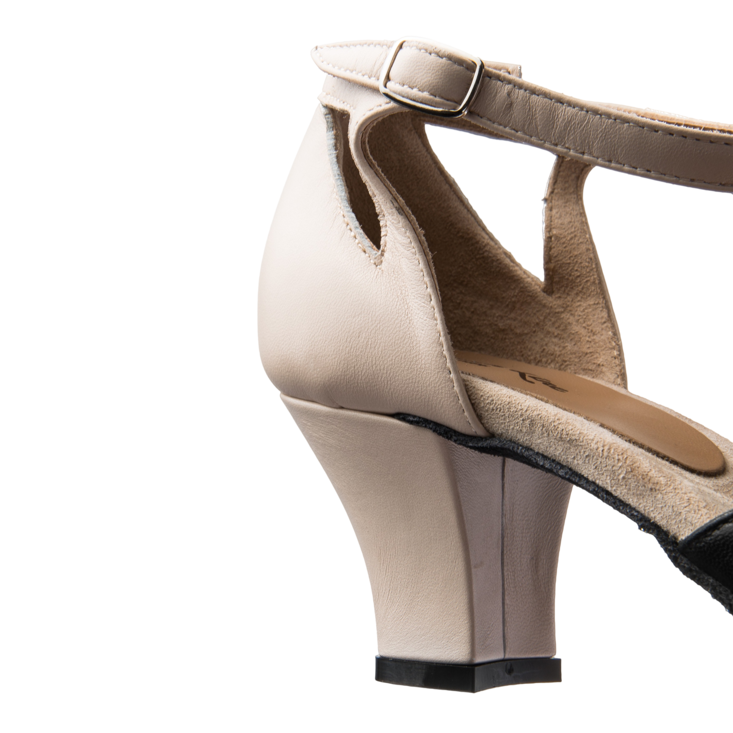 Rumpf 9210 Schwarz Beige Premium Line Vintage Damen Tanzschuh 07