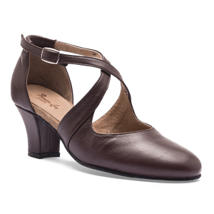 Rumpf 9251 Tanzschuhe Vorne Geschlossen Weinrot 01