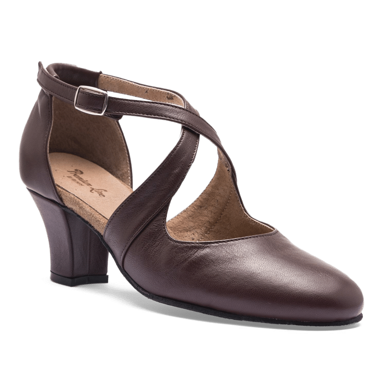 Rumpf 9251 Tanzschuhe Vorne Geschlossen Weinrot 01