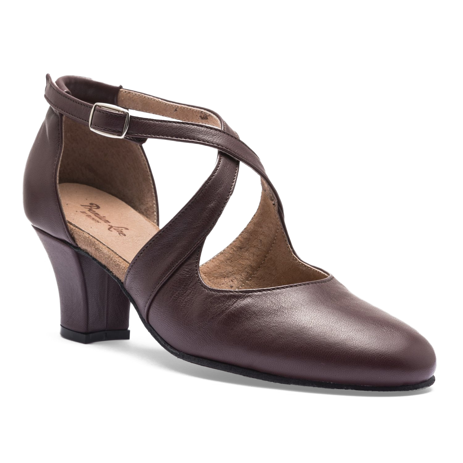 Rumpf 9251 Tanzschuhe Vorne Geschlossen Weinrot 01