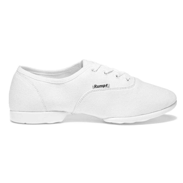 Rumpf Bee 1515 Weiß Canvas Tanzsneaker Helle Sohle 01