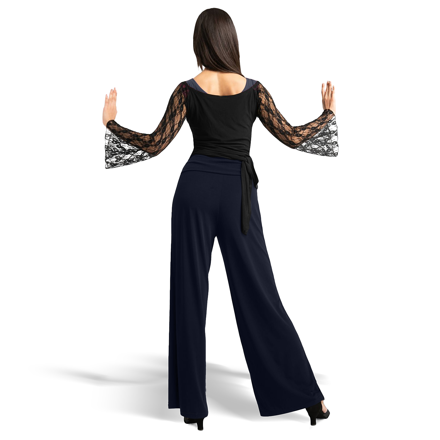 Rumpf Berlino Ru3826 Midnight Blue Weite Tanzhose Für Damen Dunkelblau 03