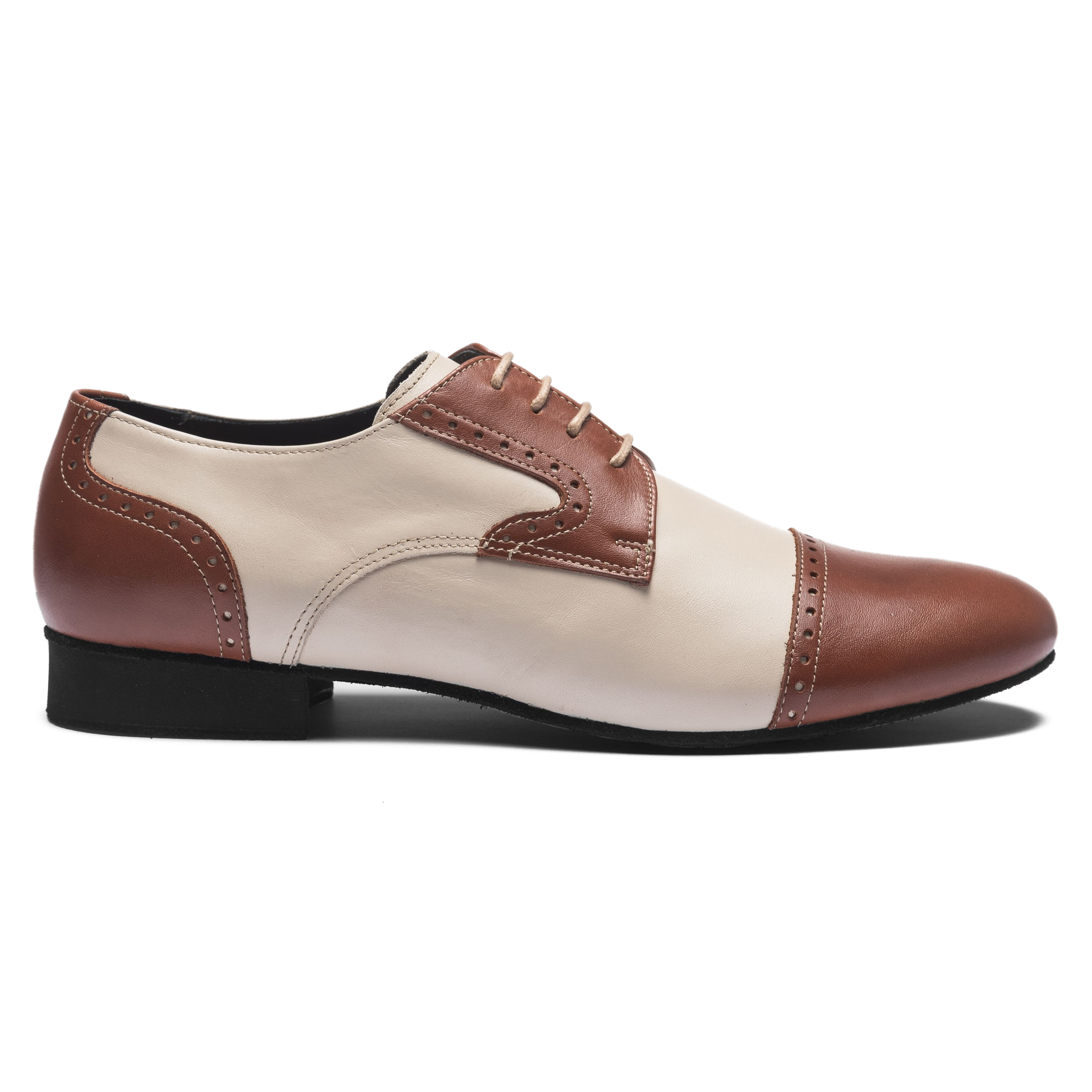 Rumpf Miguel 2156 Herren Tanzschuh Weiches Leder Braun Beige&amp;nbsp;02