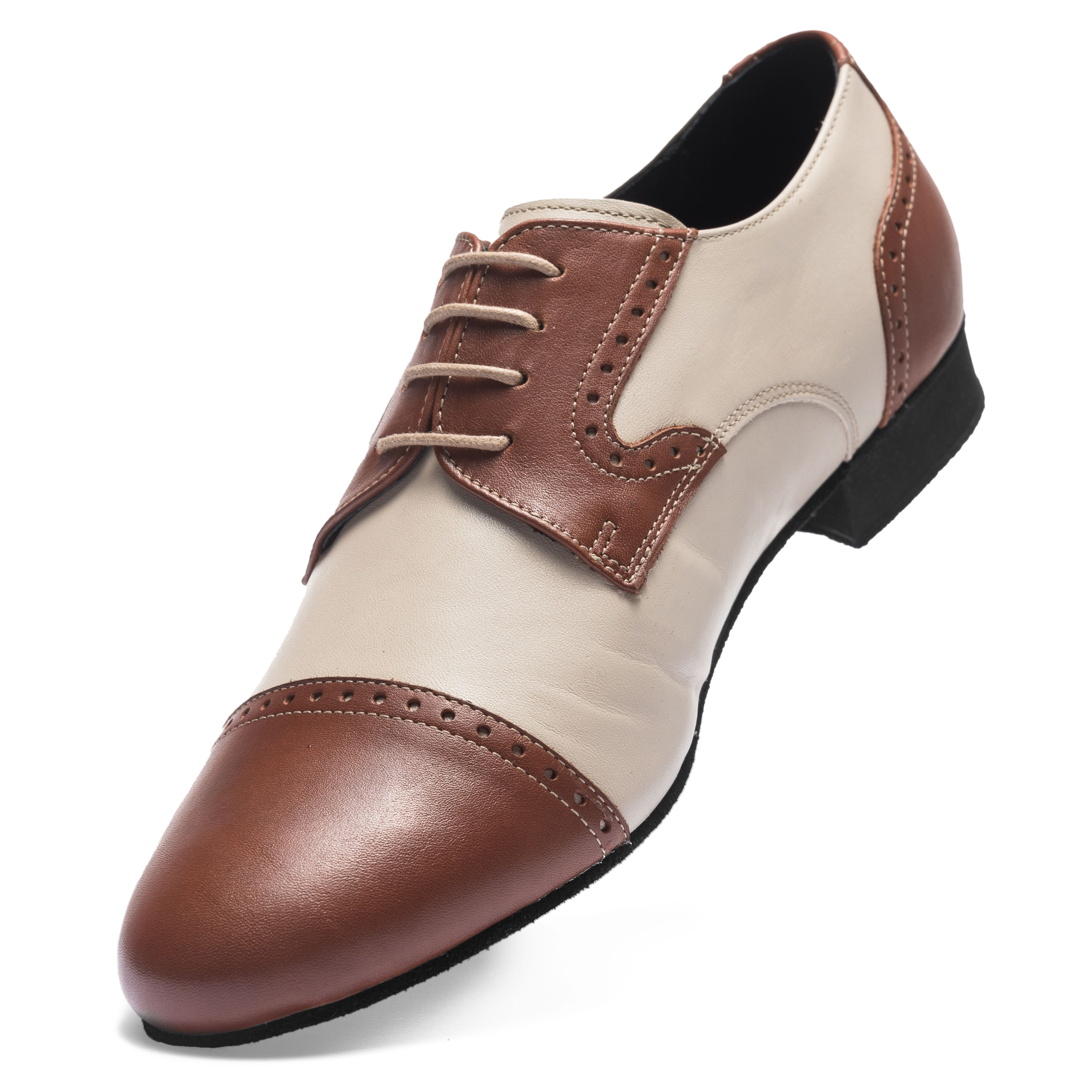 Rumpf Miguel 2156 Herren Tanzschuh Weiches Leder Braun Beige&amp;nbsp;04